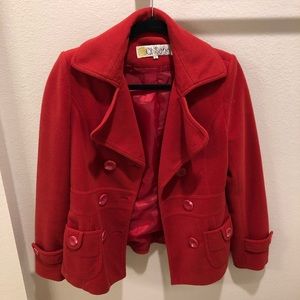 Red Peacoat